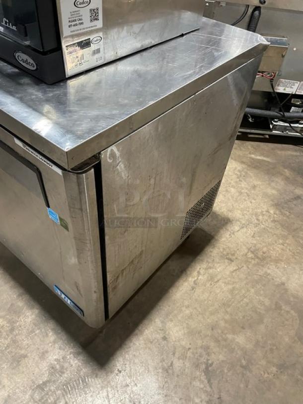 Turbo Air M3 Series Commercial Stainless Steel 2 Door Undercounter Worktop Refrigerator! Energy Star Certified! Model: MUR-48 SN: TMU4R7Y009! 115V! On Casters! - Image 2 of 8