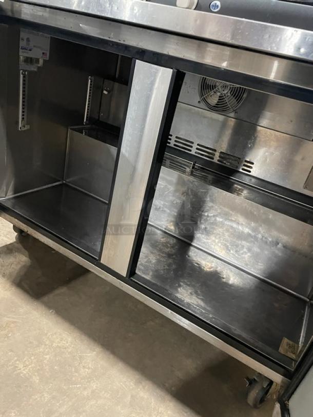 Turbo Air M3 Series Commercial Stainless Steel 2 Door Undercounter Worktop Refrigerator! Energy Star Certified! Model: MUR-48 SN: TMU4R7Y009! 115V! On Casters! - Image 5 of 8