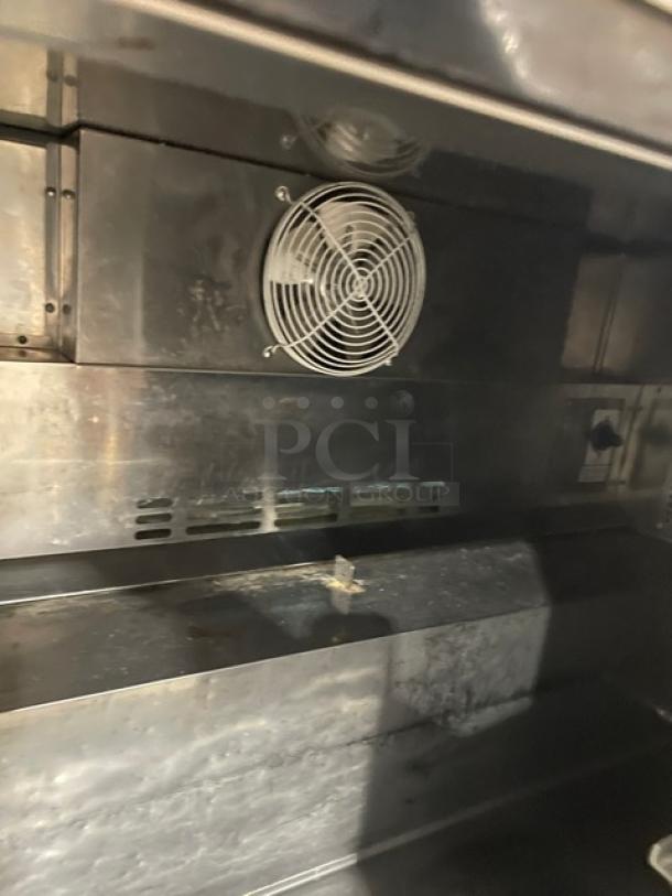 Turbo Air M3 Series Commercial Stainless Steel 2 Door Undercounter Worktop Refrigerator! Energy Star Certified! Model: MUR-48 SN: TMU4R7Y009! 115V! On Casters! - Image 6 of 8