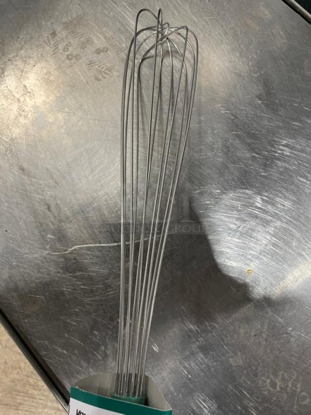 Vollrath Jacob's Pride 22" French Whip, stainless steel, nylon grip, Model 47096, new condition.
