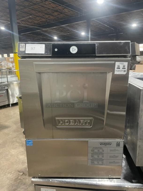 Hobart Lxn Series Commercial Stainless Steel Electric Powered Undercounter High Temperature Dishwasher! Energy Star Certified! Model: LXNH SN: 231265563! 120/208-240V 1 Phase! - Image 1 of 9