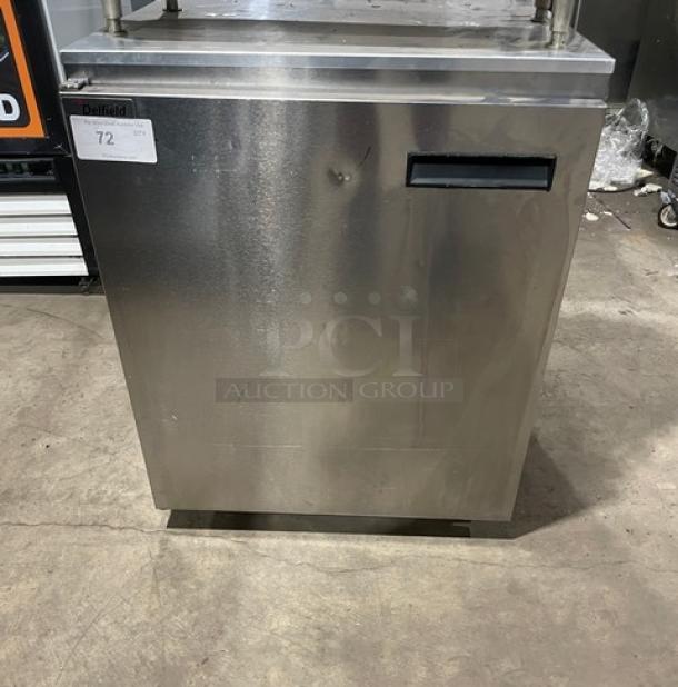 Delfield Commercial Stainless Steel Single Door Undercounter Refrigerator! Energy Star Certified! With Poly Coated Wire Rack! Model: 406CA-DHL-DD1 SN: 1205152000789! 115V 1 Phase! On Casters! - Image 1 of 8
