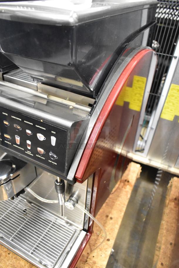 Gaggia Milano Concetto Evo Duo Super Stainless Steel Commercial Countertop Automatic Single Group Espresso Machine w/ Steam Wand and 2 Hoppers. - Image 10 of 10
