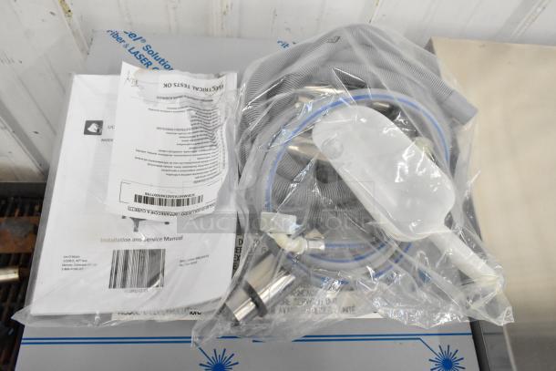 BRAND NEW SCRATCH AND DENT! Ice-O-Matic UCG 100 A UCG100A 18" Stainless Steel Undercounter Gourmet Cube Ice Machine. 114 lb. 115 Volts, 1 Phase. - Image 7 of 10