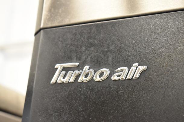 BRAND NEW SCRATCH AND DENT! Turbo Air M3F19-1-N Stainless Steel Commercial Single Door Reach In Freezer w/ Poly Coated Racks and Commercial Casters. 115 Volts, 1 Phase. - Image 3 of 6