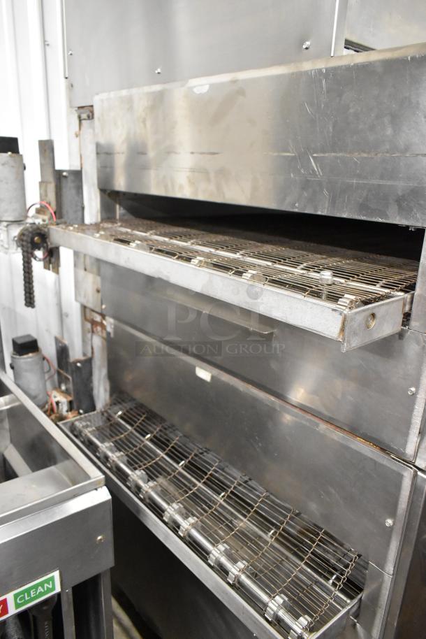 2 Middleby Marshall Stainless Steel Commercial Conveyor Pizza Oven on Commercial Casters. 2 Times Your Bid! - Image 7 of 16