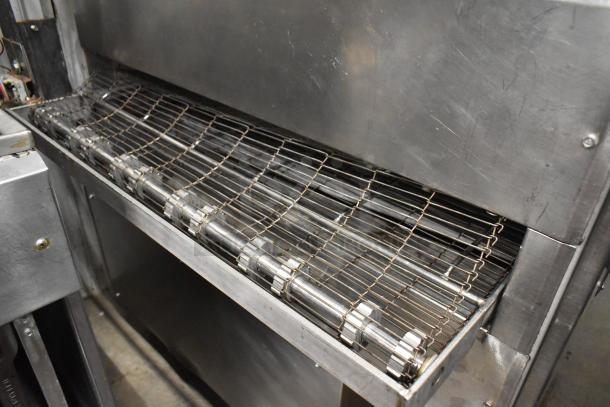 2 Middleby Marshall Stainless Steel Commercial Conveyor Pizza Oven on Commercial Casters. 2 Times Your Bid! - Image 9 of 16