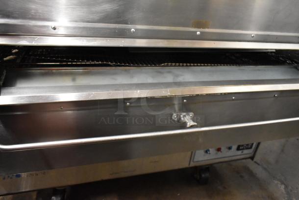 2 Middleby Marshall Stainless Steel Commercial Conveyor Pizza Oven on Commercial Casters. 2 Times Your Bid! - Image 11 of 16