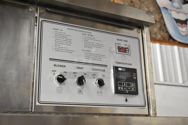 2 Middleby Marshall Stainless Steel Commercial Conveyor Pizza Oven on Commercial Casters. 2 Times Your Bid! - Image 13 of 16
