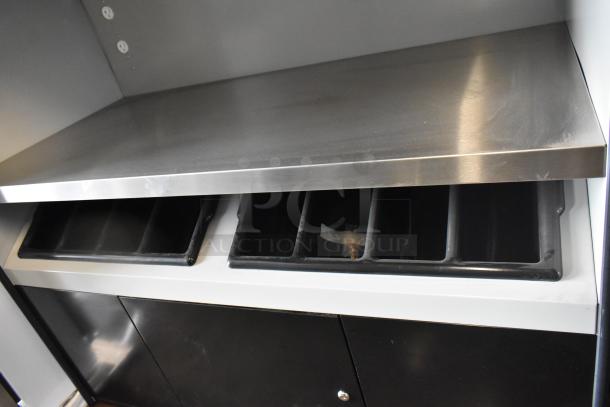 Metal Commercial Shelving Unit w/ 4 Lower Doors. - Image 5 of 5