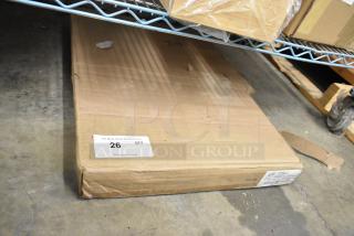 Brand new Restaurant Technologies 18x25 filter paper in original packaging with minor box damage, labeled for auction, quantity 26.
