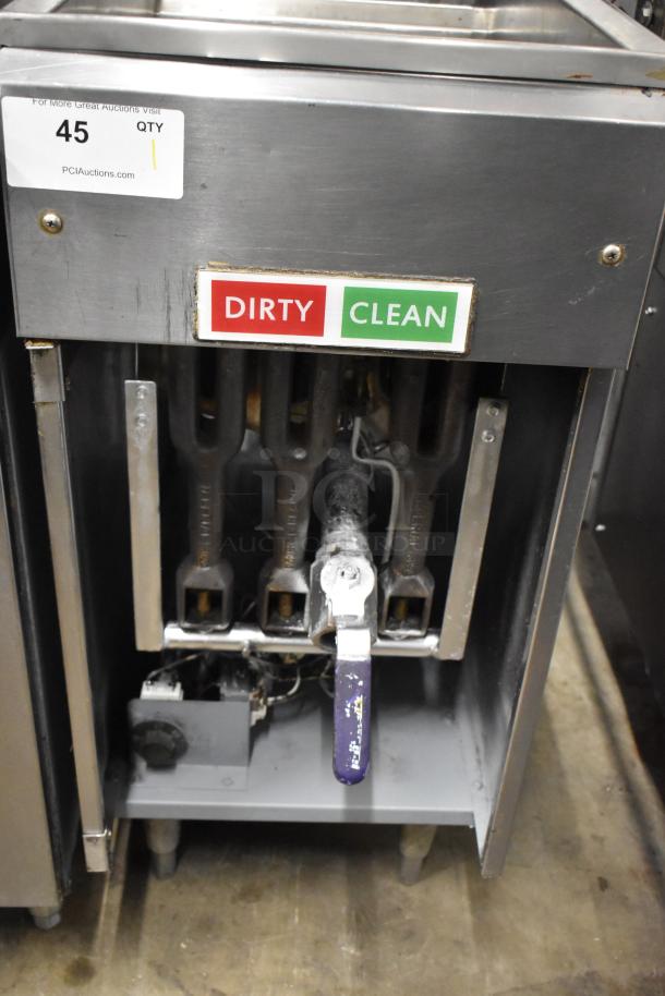 Stainless Steel Commercial Floor Style Deep Fat Fryer. - Image 4 of 5