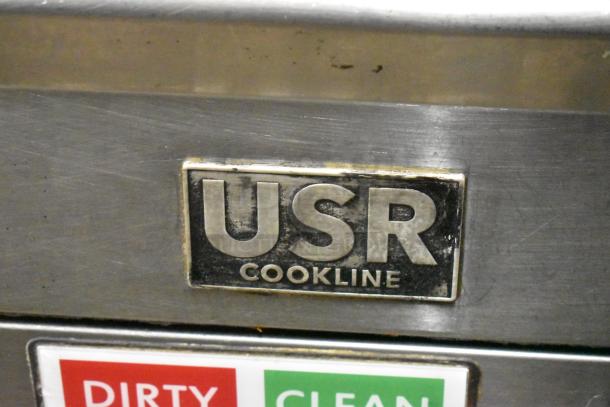 USR Cookline Stainless Steel Commercial Floor Style Deep Fat Fryer w/ 2 Metal Fry Baskets. - Image 4 of 6