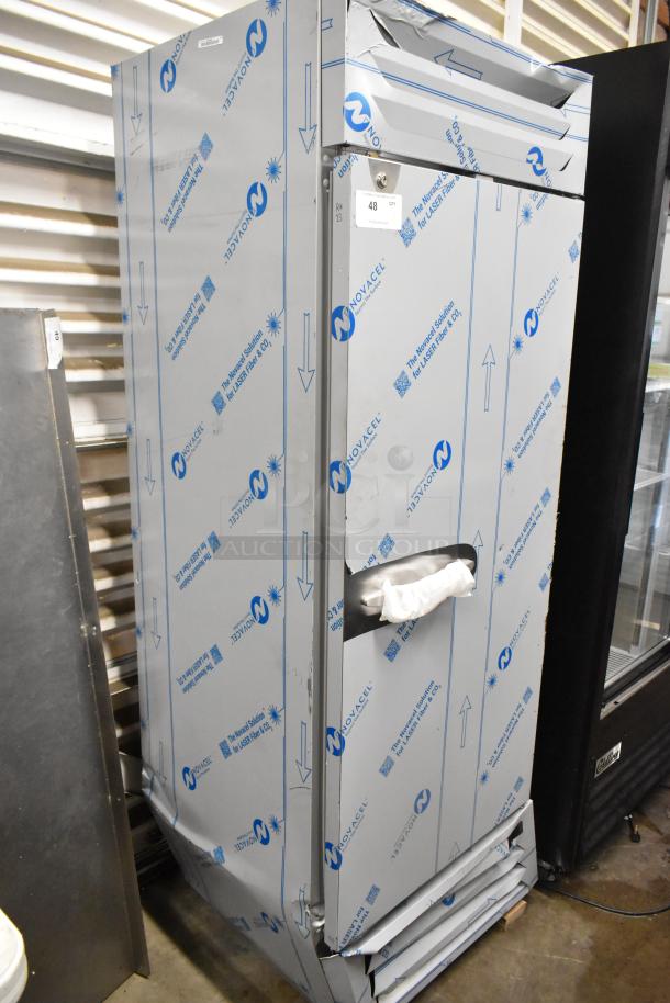 BRAND NEW SCRATCH AND DENT! Beverage Air RB19HC-1S Stainless Steel Commercial Single Door Reach In Cooler w/ Poly Coated Racks. 115 Volts, 1 Phase. - Image 2 of 8