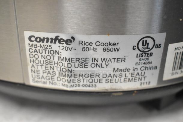 Comfee MB-M25 Countertop Rice Cooker. 120 Volts, 1 Phase. - Image 5 of 7