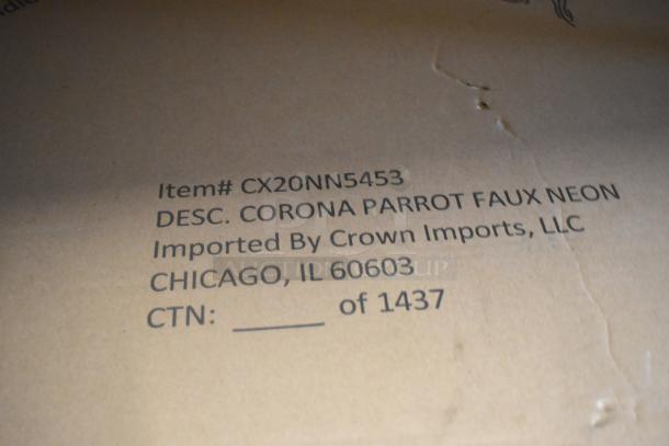 4 BRAND NEW SCRATCH AND DENT! Corona CX20NN5453 Parrot Faux Neon Sign. 4 Times Your Bid! - Image 5 of 5
