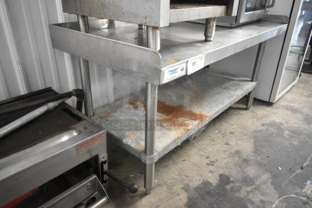 Regency 600ES2448G Stainless Steel Commercial Equipment Stand w/ Metal Under Shelf. - Image 2 of 5