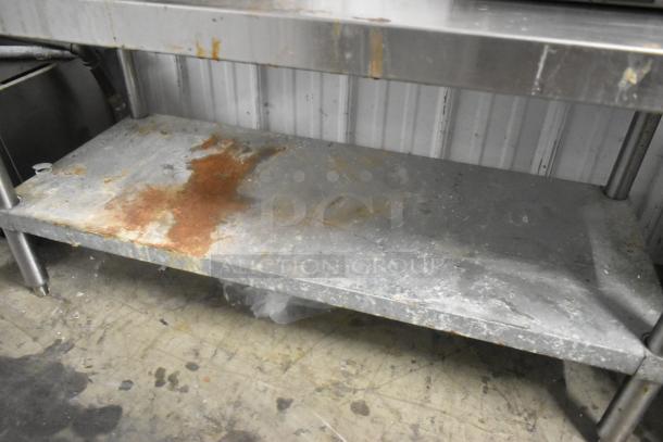 Regency 600ES2448G Stainless Steel Commercial Equipment Stand w/ Metal Under Shelf. - Image 4 of 5