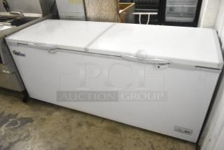 Coldline CF76 Metal Chest Freezer w/ 2 Hinge Lids. 115 Volts, 1 Phase. - Item #1193838