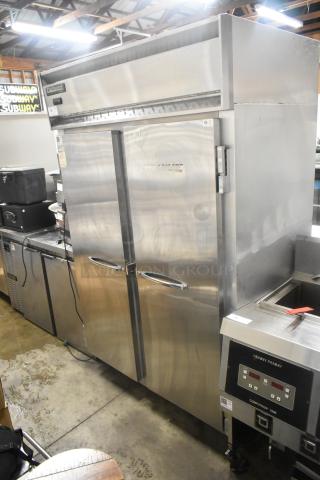 2019 Continental 2F Stainless Steel Commercial 2 Door Reach In Freezer on Commercial Casters. 115 Volts, 1 Phase. - Item #1193841