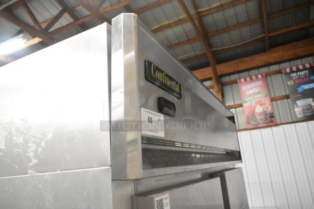 2019 Continental 2F Stainless Steel Commercial 2 Door Reach In Freezer on Commercial Casters. 115 Volts, 1 Phase. - Image 4 of 8