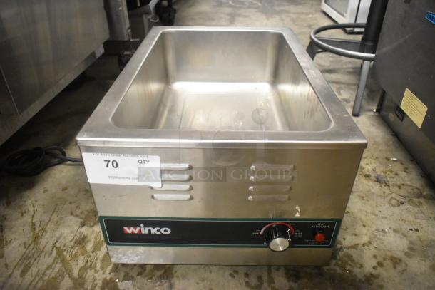 Winco FW-S600 Stainless Steel Commercial Countertop Food Warmer. 120 Volts, 1 Phase. - Image 1 of 6