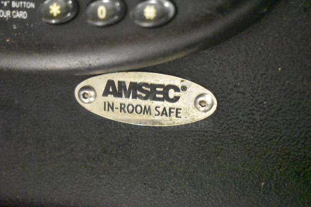Amsec Black Single Compartment Safe. Does Not Come w/ Combination - Image 5 of 6