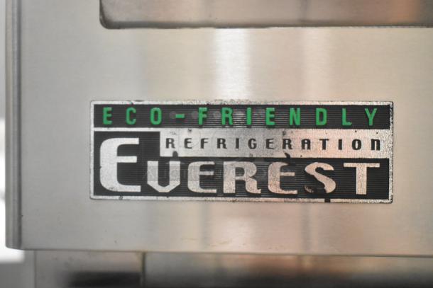 Everest ESR1 Stainless Steel Commercial Single Door Reach In Cooler on Commercial Casters. 115 Volts, 1 Phase. - Image 4 of 9
