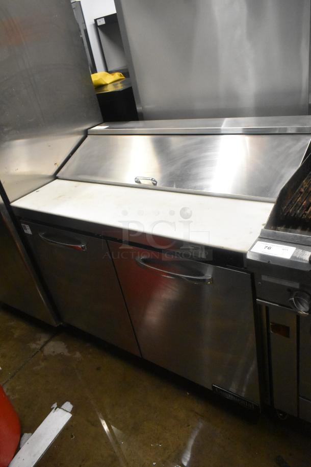 2019 Continental SW48N12 Stainless Steel Commercial Sandwich Salad Prep Table Bain Marie Mega Top on Commercial Casters. 115 Volts, 1 Phase. - Image 2 of 8