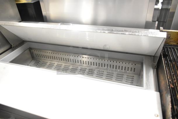 2019 Continental SW48N12 Stainless Steel Commercial Sandwich Salad Prep Table Bain Marie Mega Top on Commercial Casters. 115 Volts, 1 Phase. - Image 3 of 8