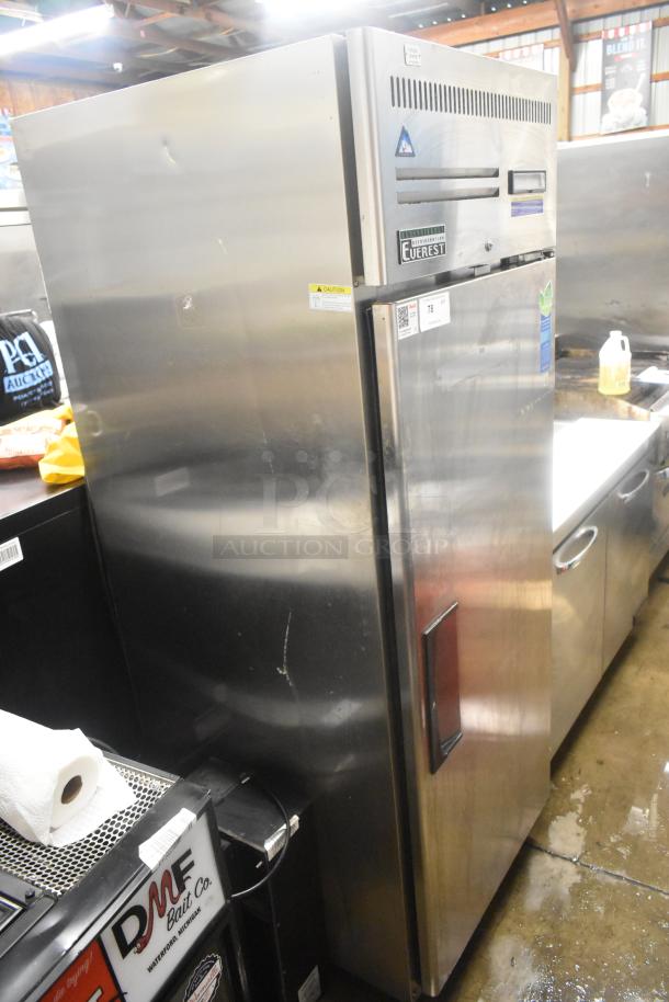 Everest ESF1 Stainless Steel Commercial Single Door Reach In Freezer on Commercial Casters. 115 Volts, 1 Phase. - Image 2 of 8
