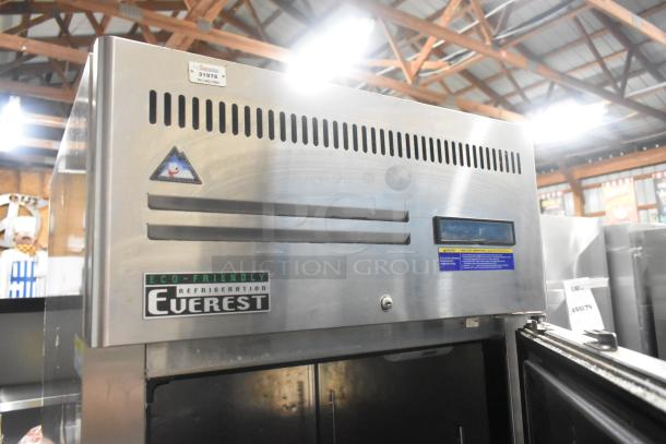 Everest ESF1 Stainless Steel Commercial Single Door Reach In Freezer on Commercial Casters. 115 Volts, 1 Phase. - Image 5 of 8