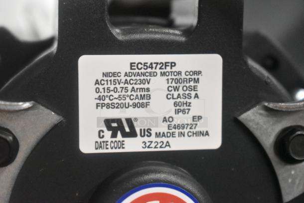 2 Fan Including W1G200-EC95-43 and EC5472FP/ 115-230 Volts, 1 Phase. 2 Times Your Bid! - Image 5 of 5