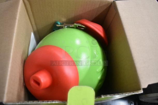 Horsemen's Pride Jolly Stall Snack Combo in original box, featuring a green and red toy, new condition.