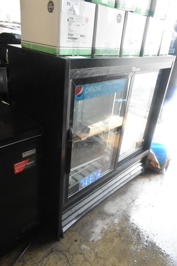 2017 True GDM-41SL-48-HC-LD Metal Commercial 2 Door Reach In Cooler Merchandiser w/ Poly Coated Racks. 115 Volts, 1 Phase. - Image 2 of 8