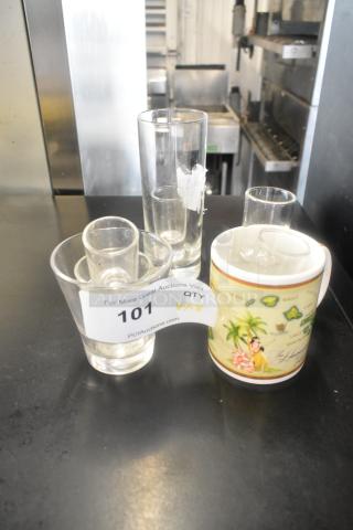 8 Various Glasses. 8 Times Your Bid! - Item #1193931