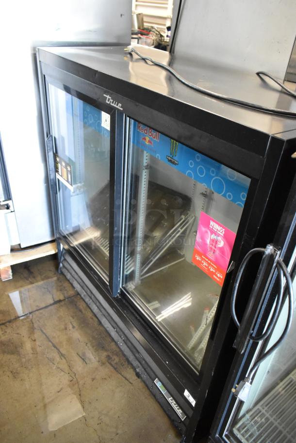 2017 True GDM-41SL-48-HC-LD Metal Commercial 2 Door Reach In Cooler Merchandiser w/ Poly Coated Racks. 115 Volts, 1 Phase. - Image 2 of 7