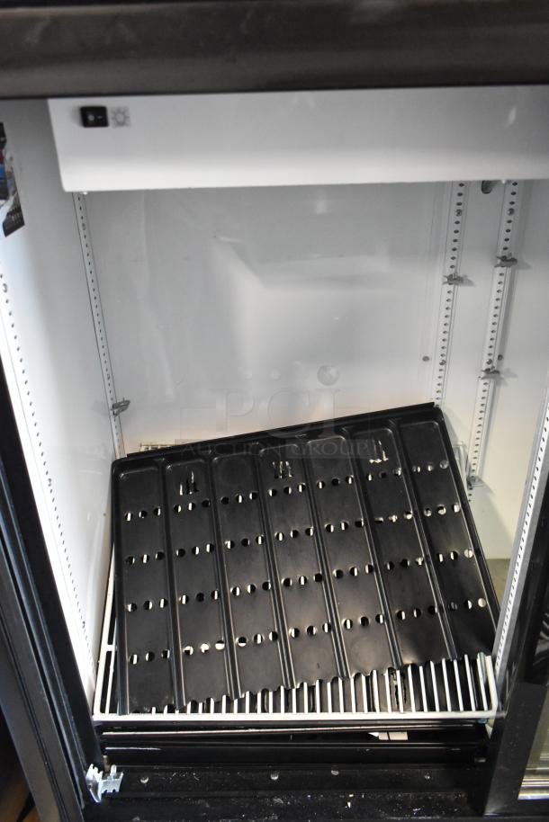 2017 True GDM-41SL-48-HC-LD Metal Commercial 2 Door Reach In Cooler Merchandiser w/ Poly Coated Racks. 115 Volts, 1 Phase. - Image 5 of 7