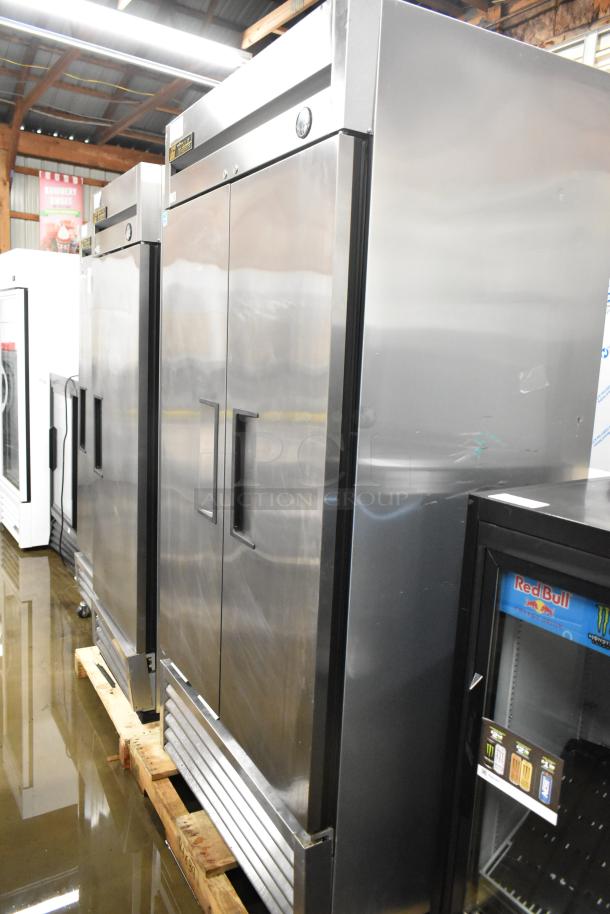 True T-35 Stainless Steel Commercial 2 Door Reach In Cooler w/ Poly Coated Racks. 115 Volts, 1 Phase. - Image 1 of 7