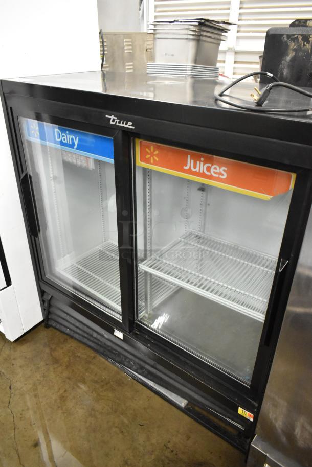 2017 True GDM-41SL-48-HC-LD Metal Commercial 2 Door Reach In Cooler Merchandiser w/ Poly Coated Racks. 115 Volts, 1 Phase. - Image 2 of 7
