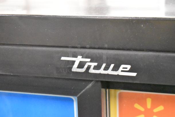2017 True GDM-41SL-48-HC-LD Metal Commercial 2 Door Reach In Cooler Merchandiser w/ Poly Coated Racks. 115 Volts, 1 Phase. - Image 4 of 7