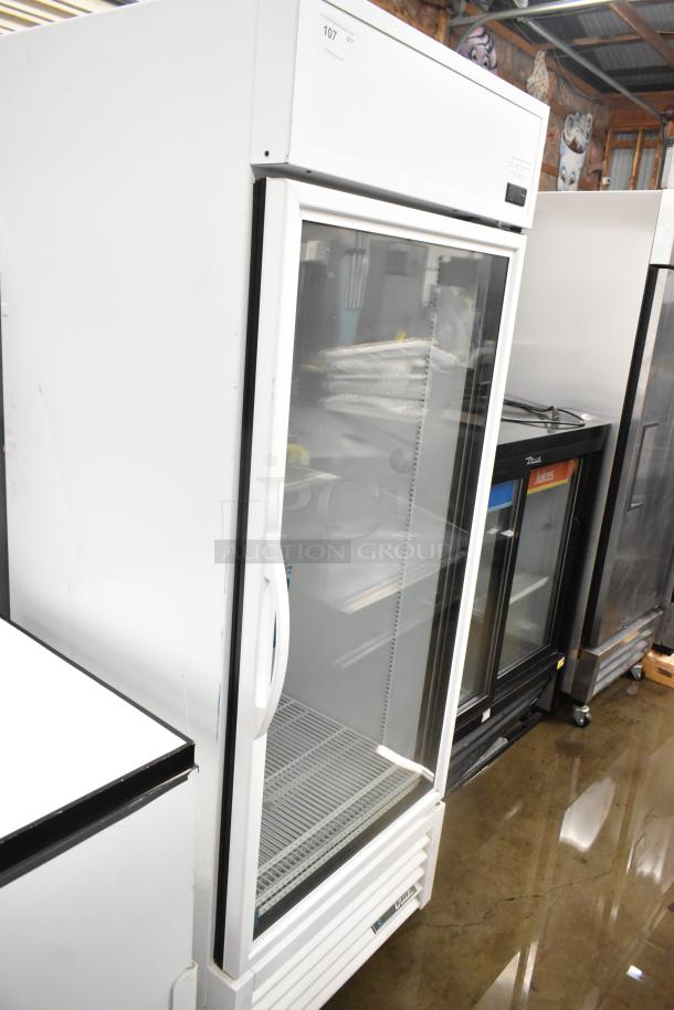 2020 True TSCI-600R-G-PH Metal Commercial Single Door Reach In Cooler Merchandiser w/ Poly Coated Racks. 115 Volts, 1 Phase. - Image 2 of 5