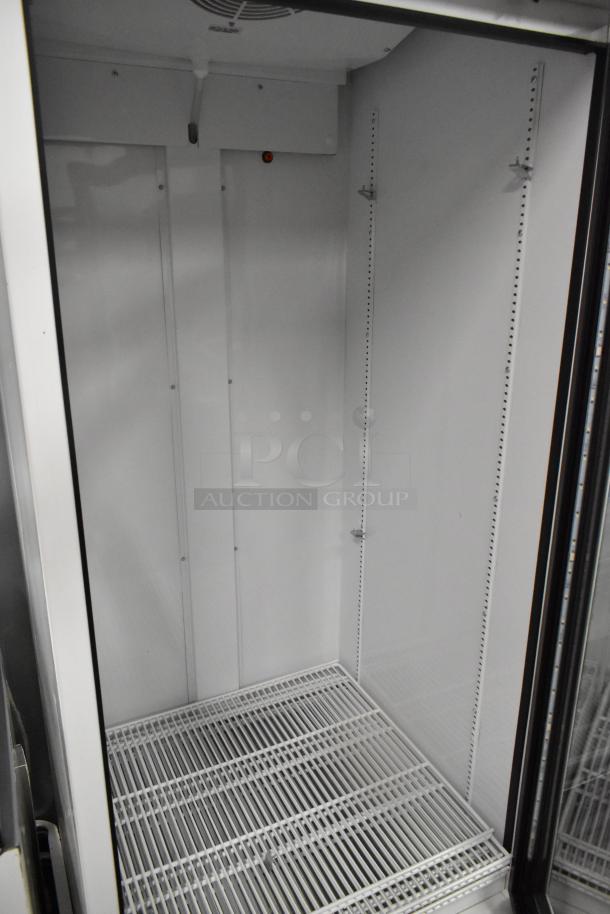 2020 True TSCI-600R-G-PH Metal Commercial Single Door Reach In Cooler Merchandiser w/ Poly Coated Racks. 115 Volts, 1 Phase. - Image 4 of 5