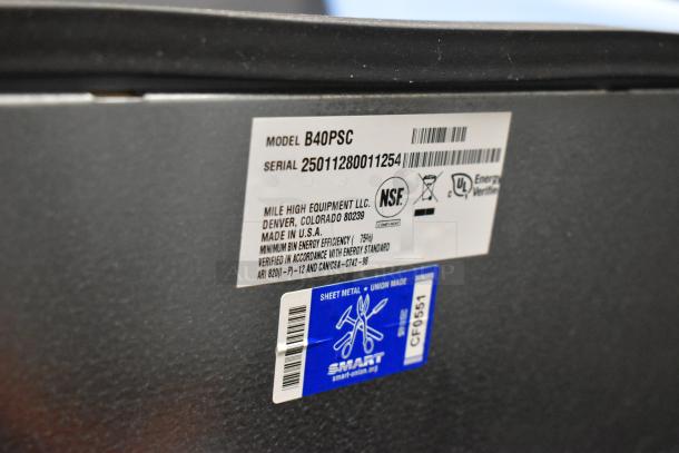 BRAND NEW SCRATCH AND DENT! 2025 Ice-O-Matic B40PSC Metal Commercial  Ice Storage Bin - 344 lb. - Image 8 of 8
