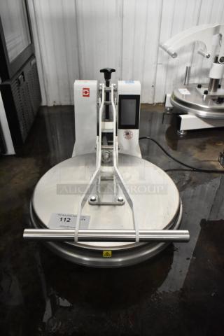 Dough Xpress DM-18 Metal Commercial Countertop Dough Press. 120 Volts, 1 Phase. - Item #1193945
