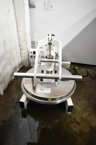 Dough Xpress DMS-18 Metal Commercial Countertop Dough Press. 120 Volts, 1 Phase. - Item #1193946