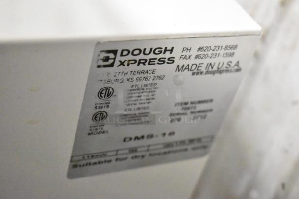 Dough Xpress DMS-18 Metal Commercial Countertop Dough Press. 120 Volts, 1 Phase. - Image 8 of 9