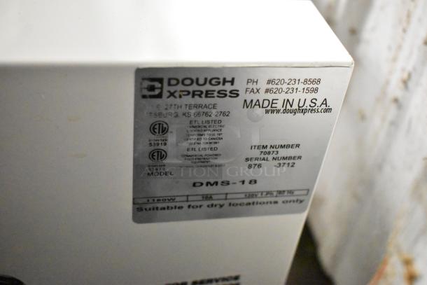 Dough Xpress DMS-18 Metal Commercial Countertop Dough Press. 120 Volts, 1 Phase. - Image 9 of 9