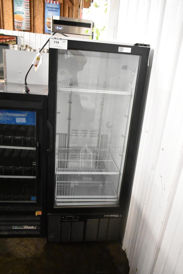 Habco SE12HC Metal Commercial Single Door Reach In Cooler Merchandiser w/ Poly Coated Racks. 115 Volts, 1 Phase. - Image 1 of 5