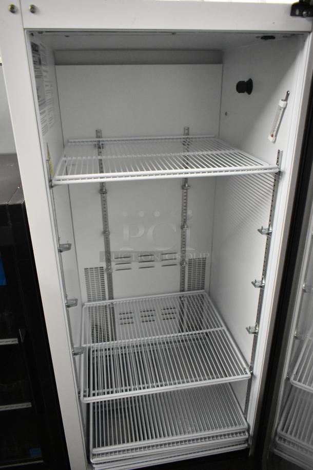 Habco SE12HC Metal Commercial Single Door Reach In Cooler Merchandiser w/ Poly Coated Racks. 115 Volts, 1 Phase. - Image 4 of 5